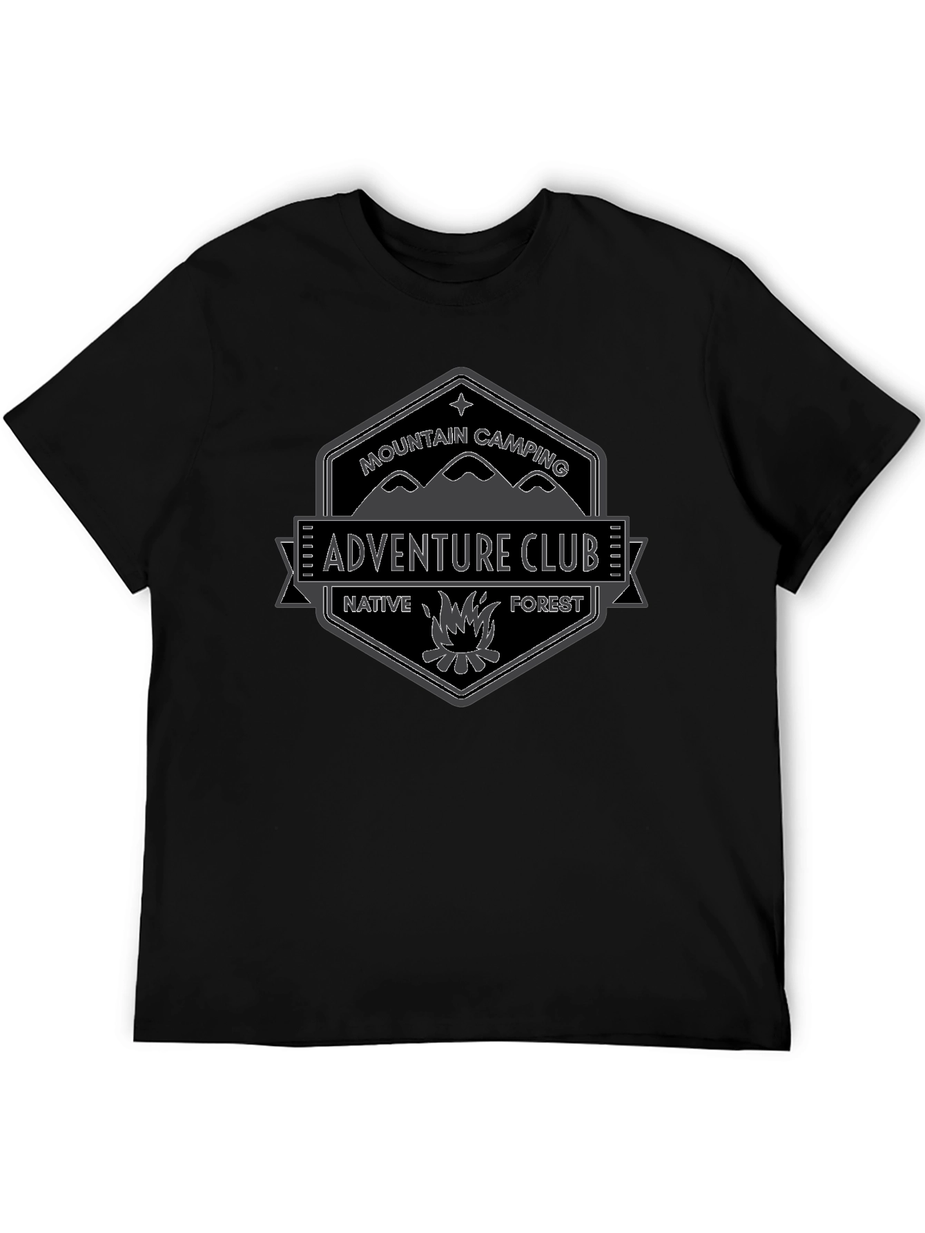 Adventure Club Graphic Tee - Mountain Camping T-Shirt