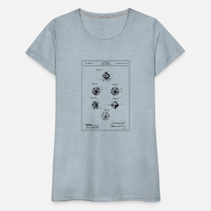 D10 Dice Patent (Dark Ink)