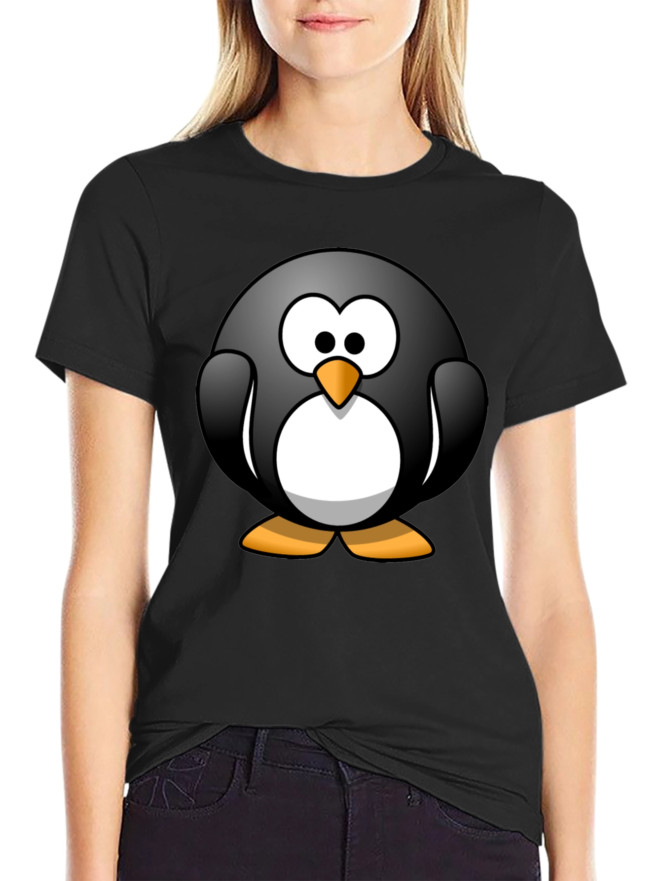 Penguin Graphic Tee - Soft Cotton Crewneck