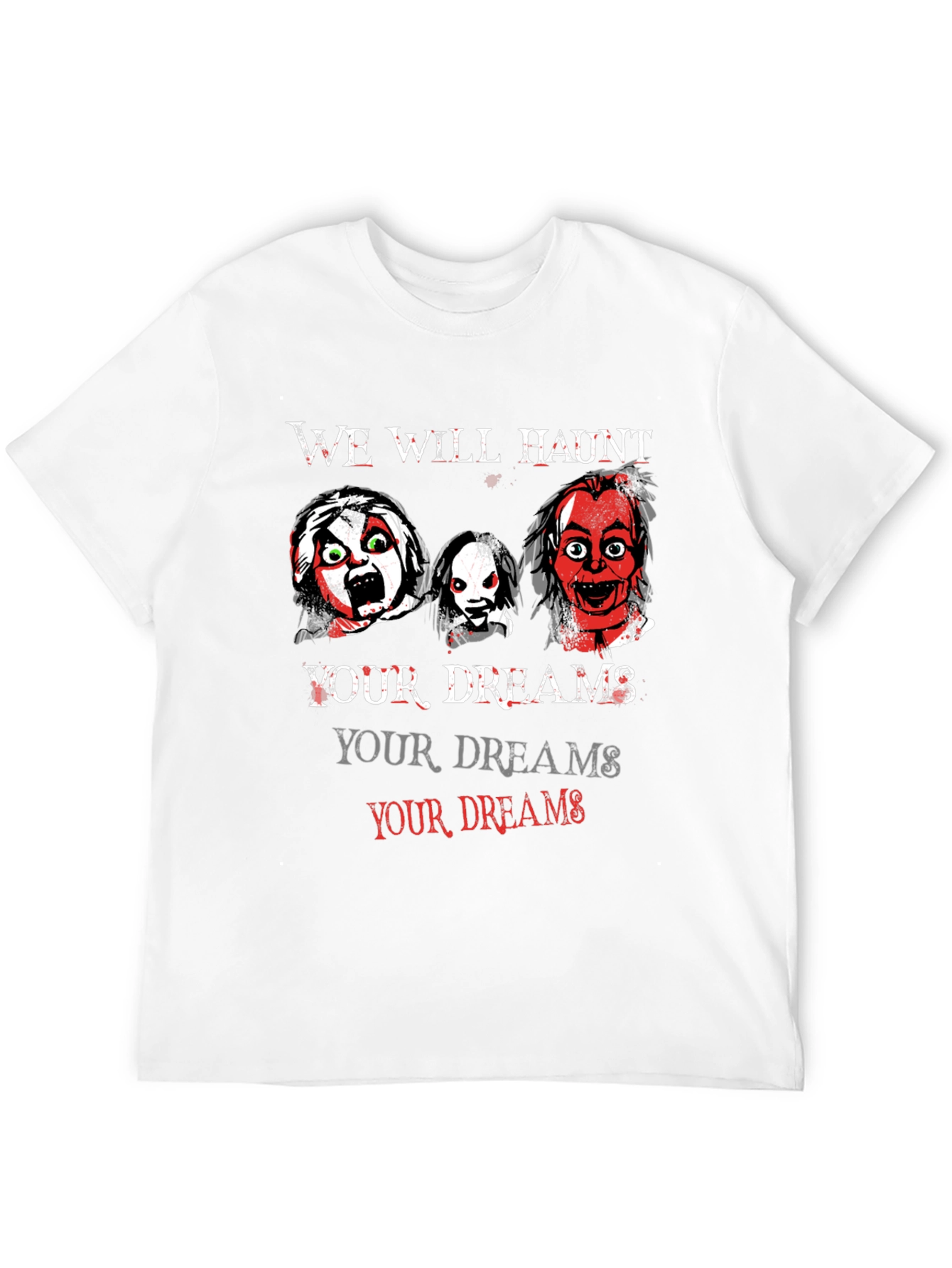 Haunted Dreams T-Shirt - Scary Horror Design