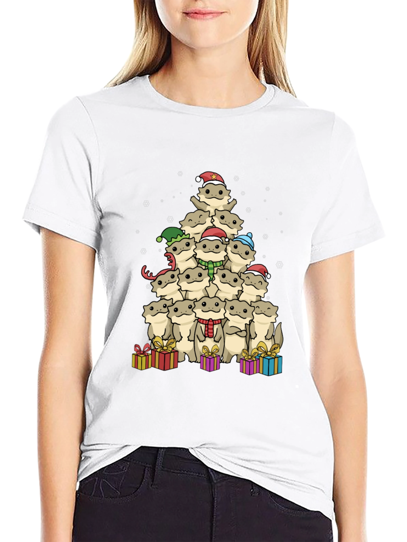 Bearded Dragon Christmas Tree T-Shirt