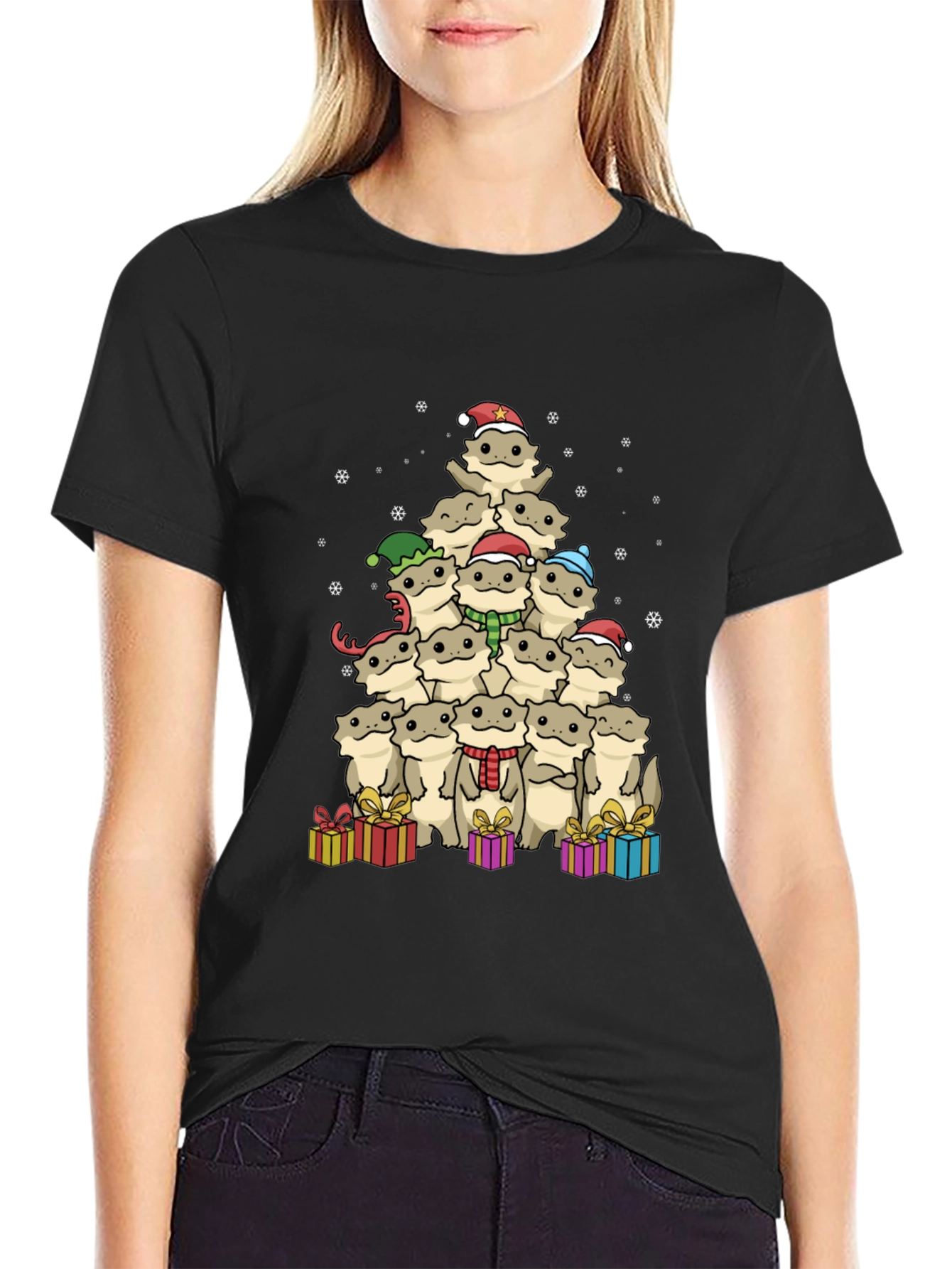 Bearded Dragon Christmas Tree T-Shirt