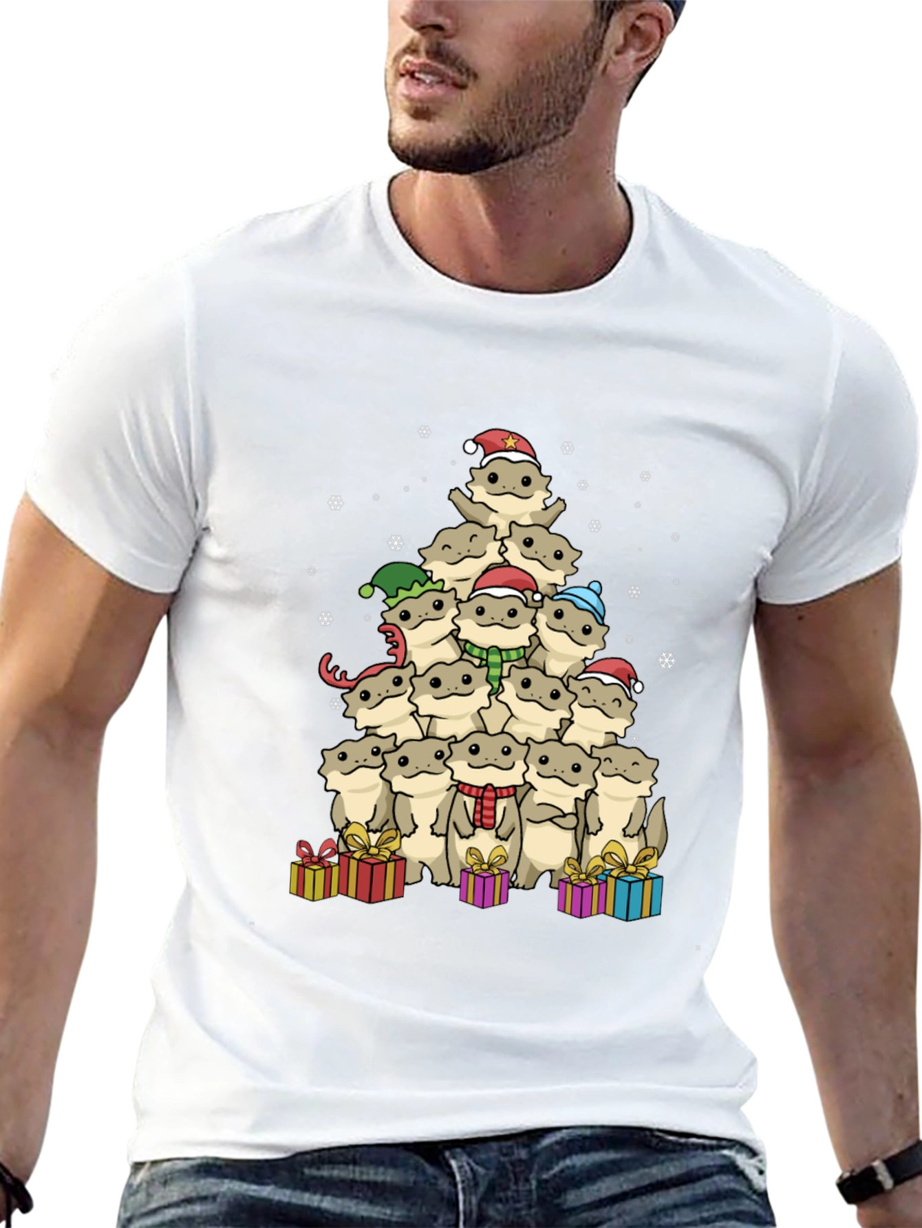Bearded Dragon Christmas Tree T-Shirt