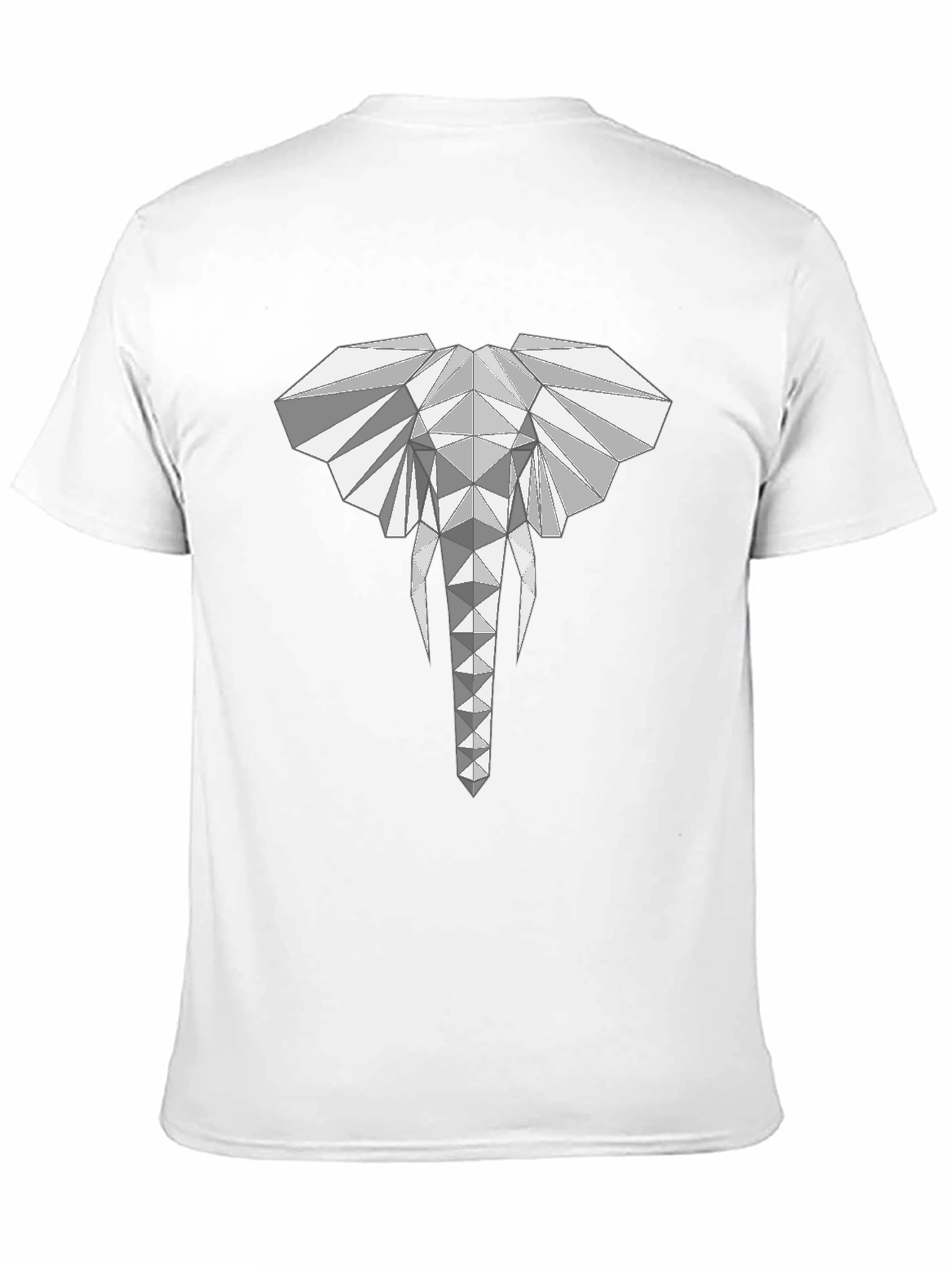 Geometric Elephant Graphic T-Shirt