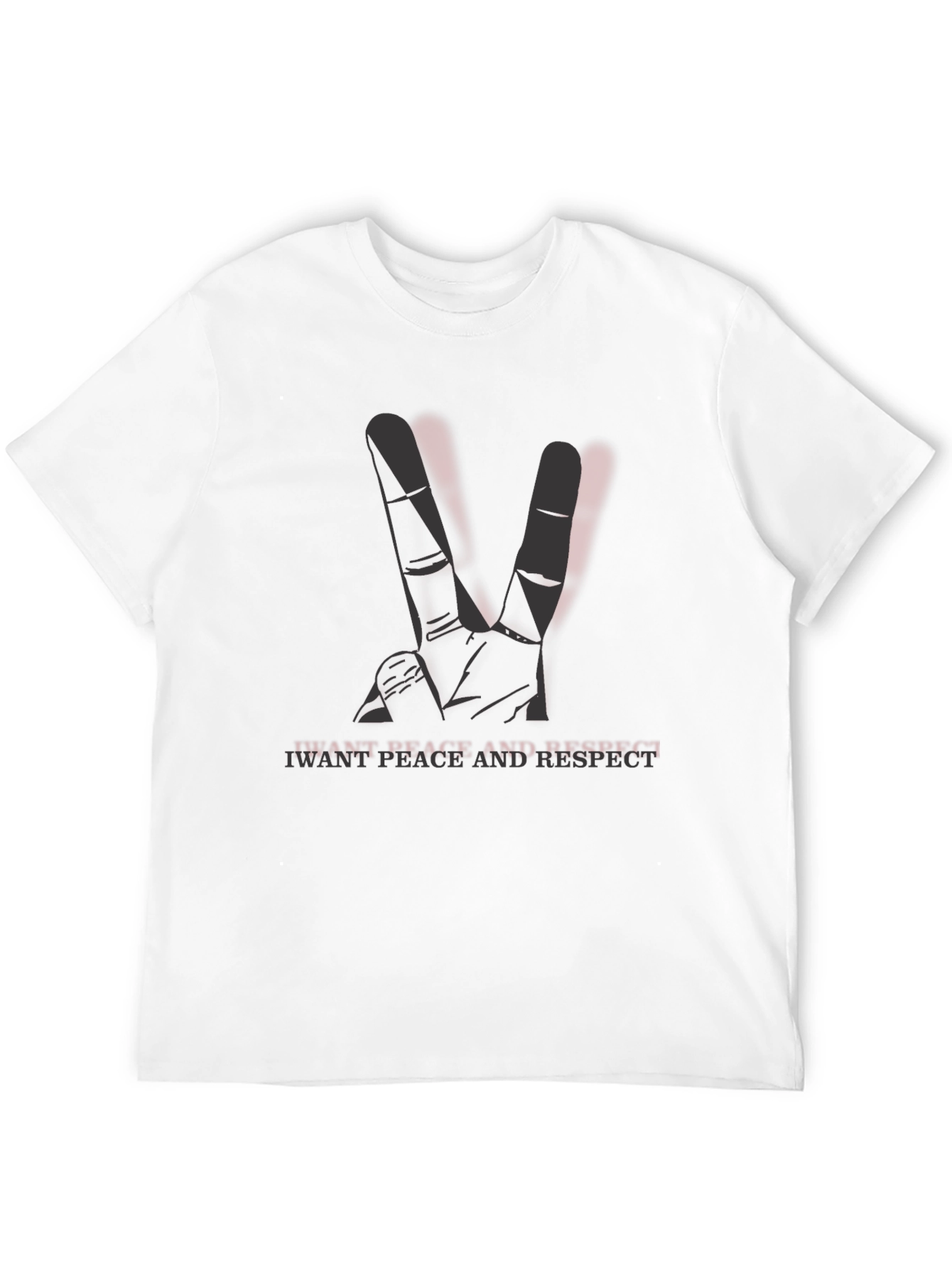 Peace and Respect Black T-Shirt