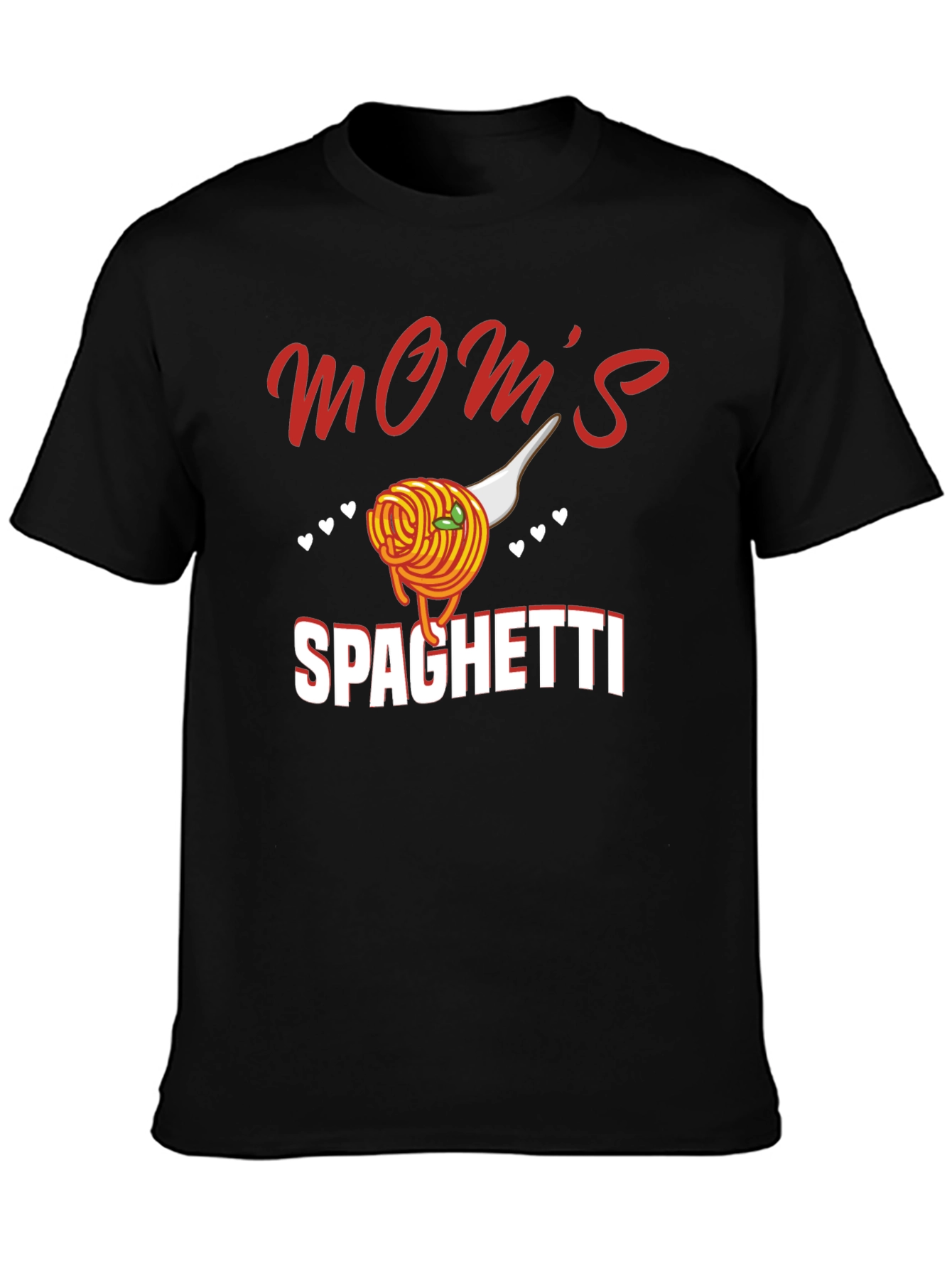 Moms Spaghetti Graphic T-Shirt - Comfort Fit
