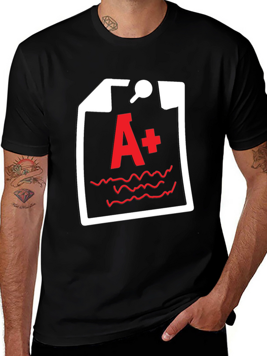 A+ Grade Black T-Shirt - Academic Humor Tee