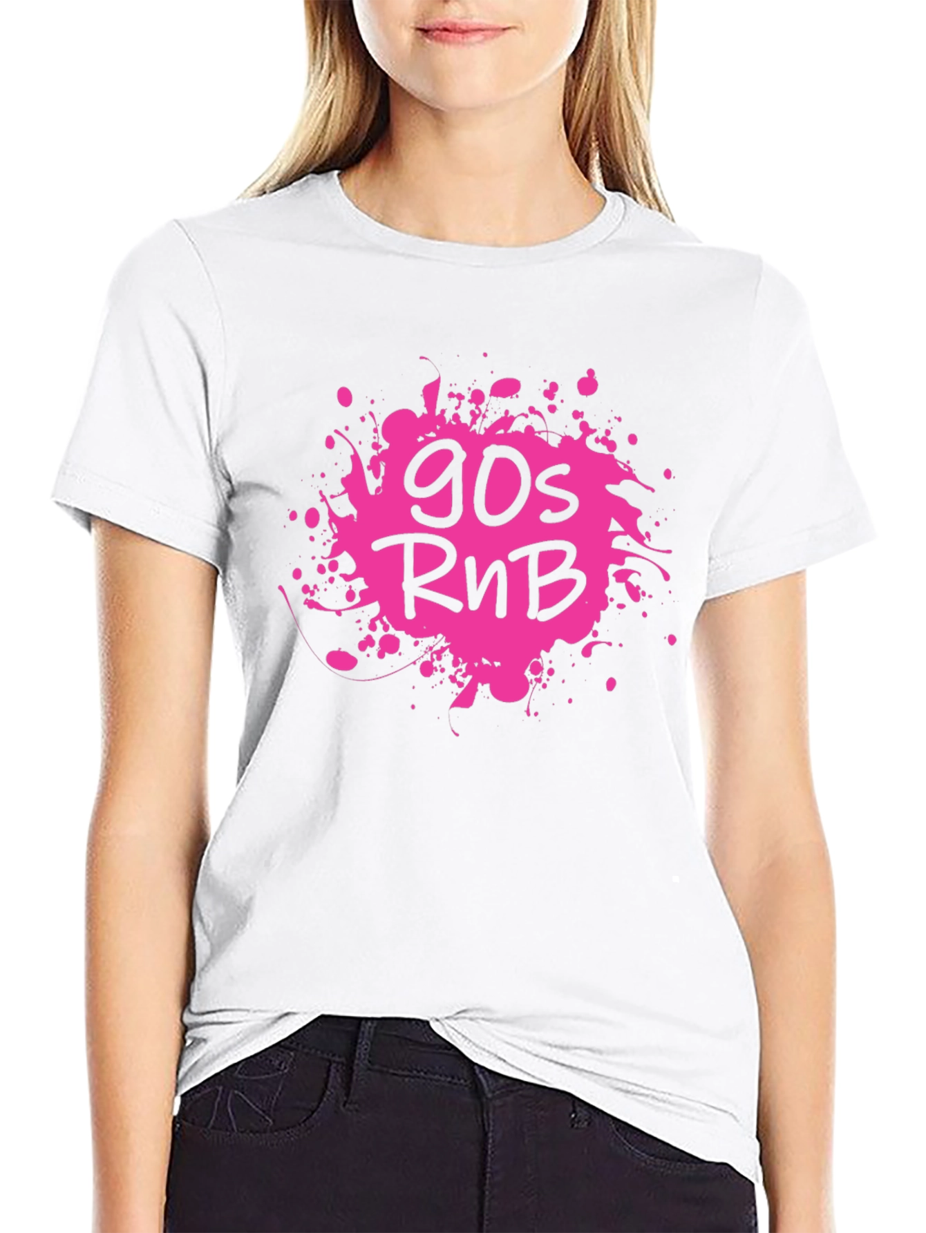 90s RnB Splatter Graphic Tee