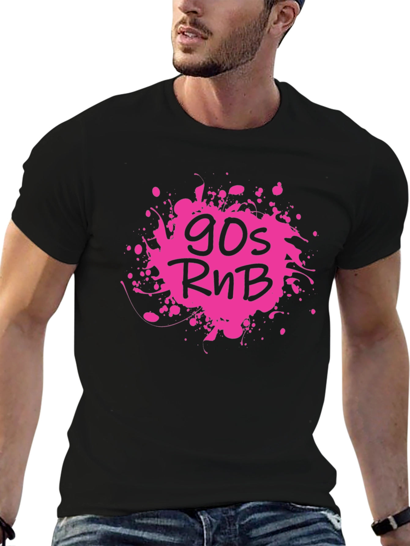 90s RnB Splatter Graphic Tee
