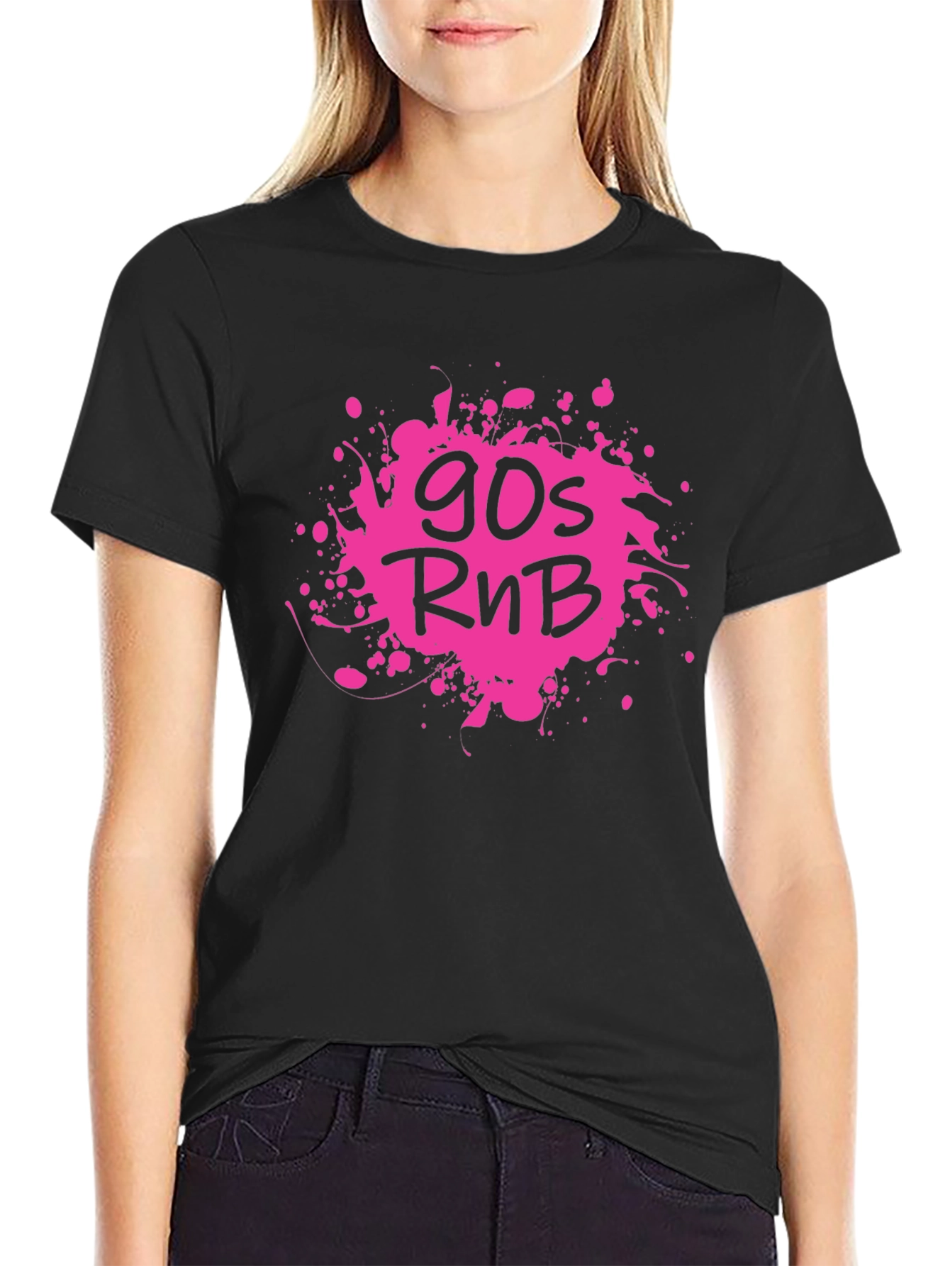 90s RnB Splatter Graphic Tee