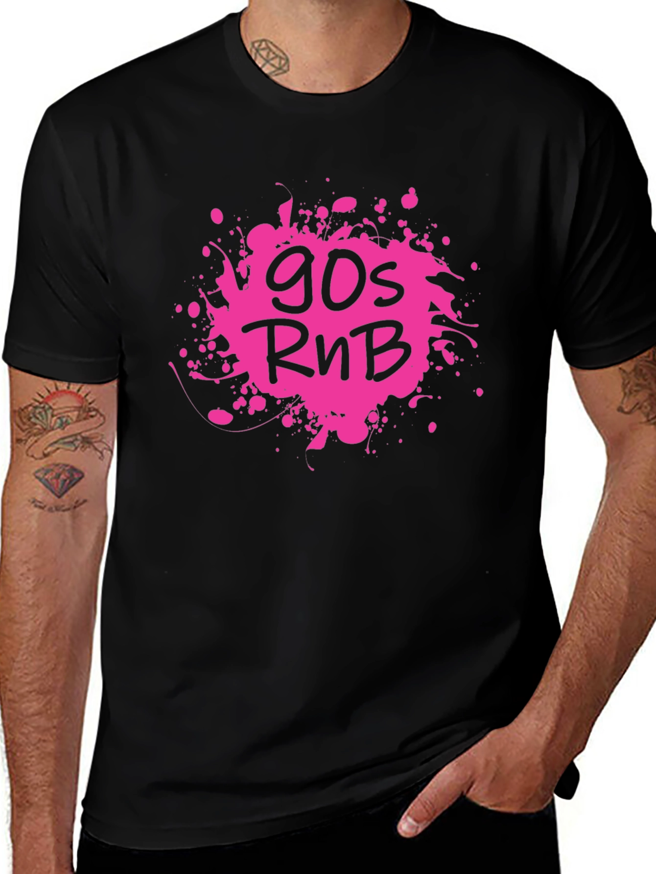 90s RnB Splatter Graphic Tee