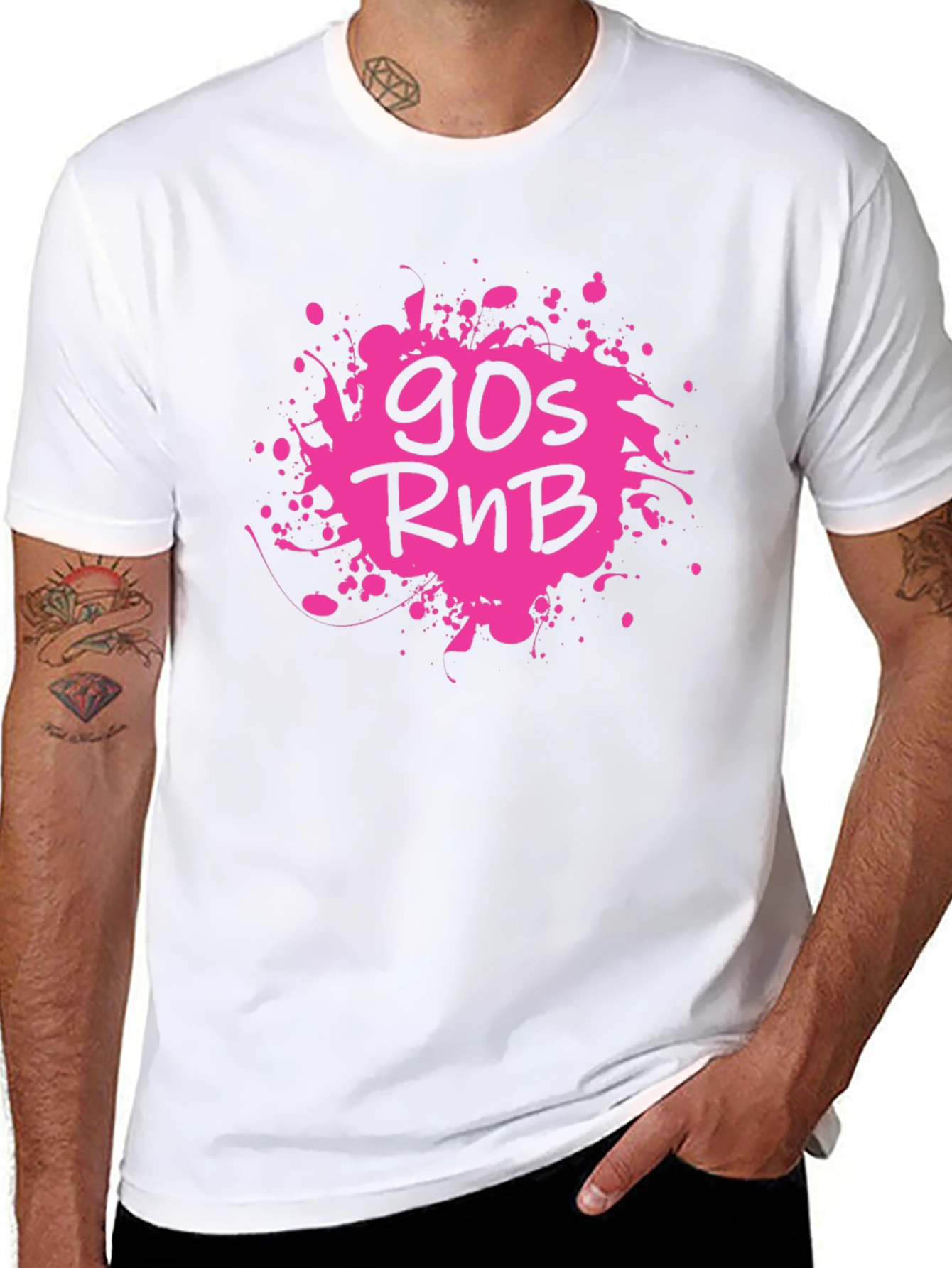 90s RnB Splatter Graphic Tee