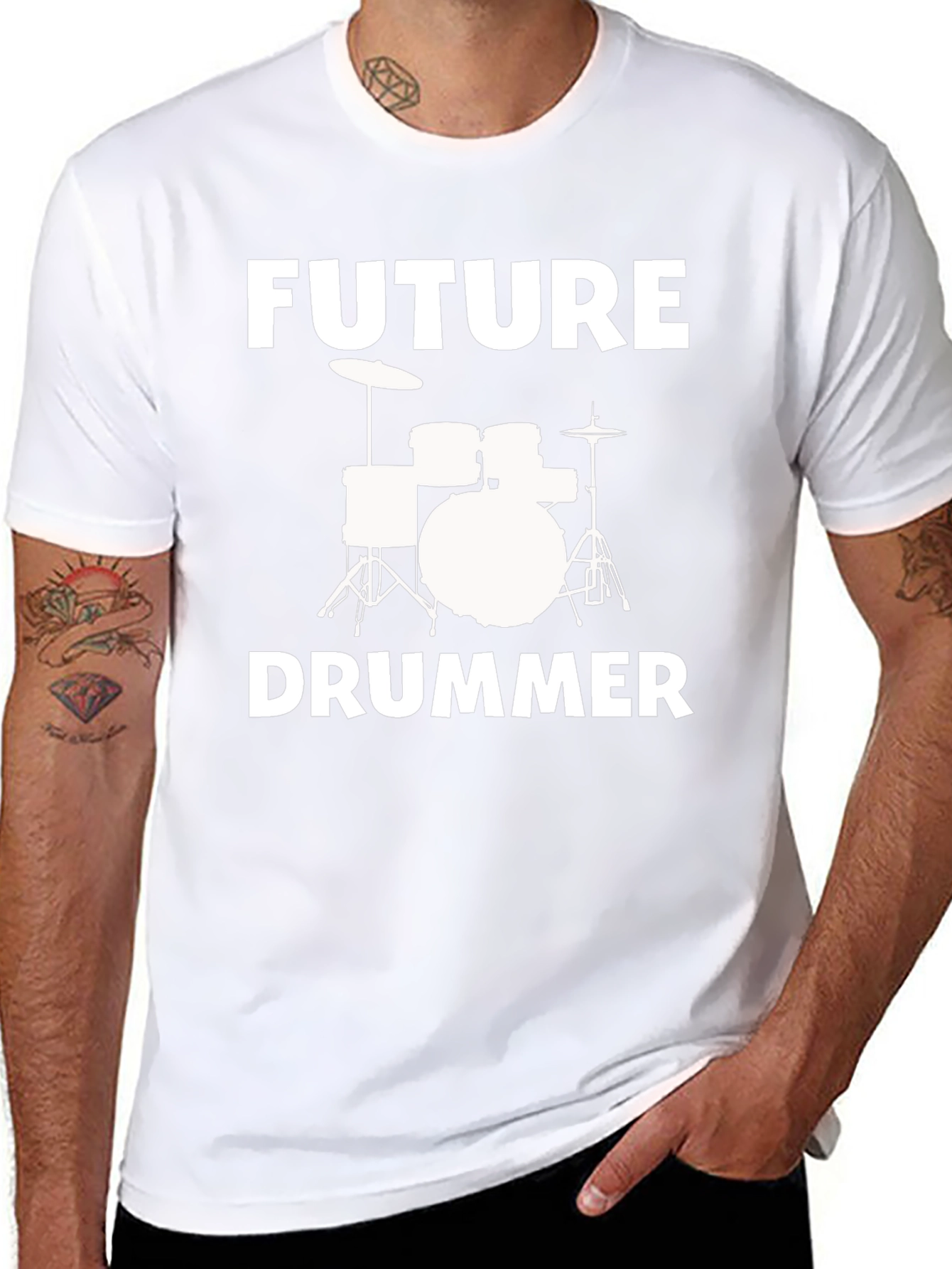 Future Drummer Black T-Shirt