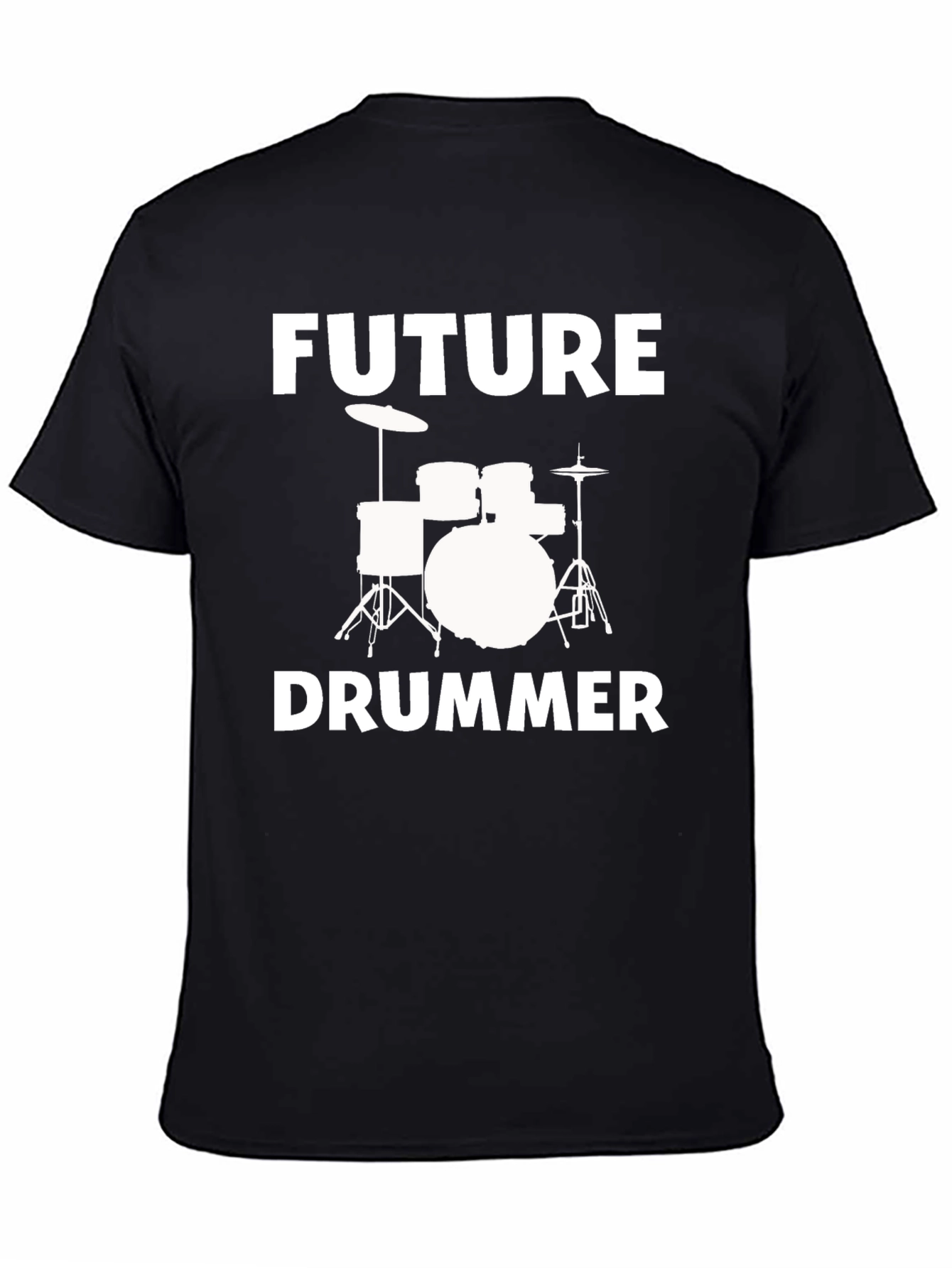 Future Drummer Black T-Shirt