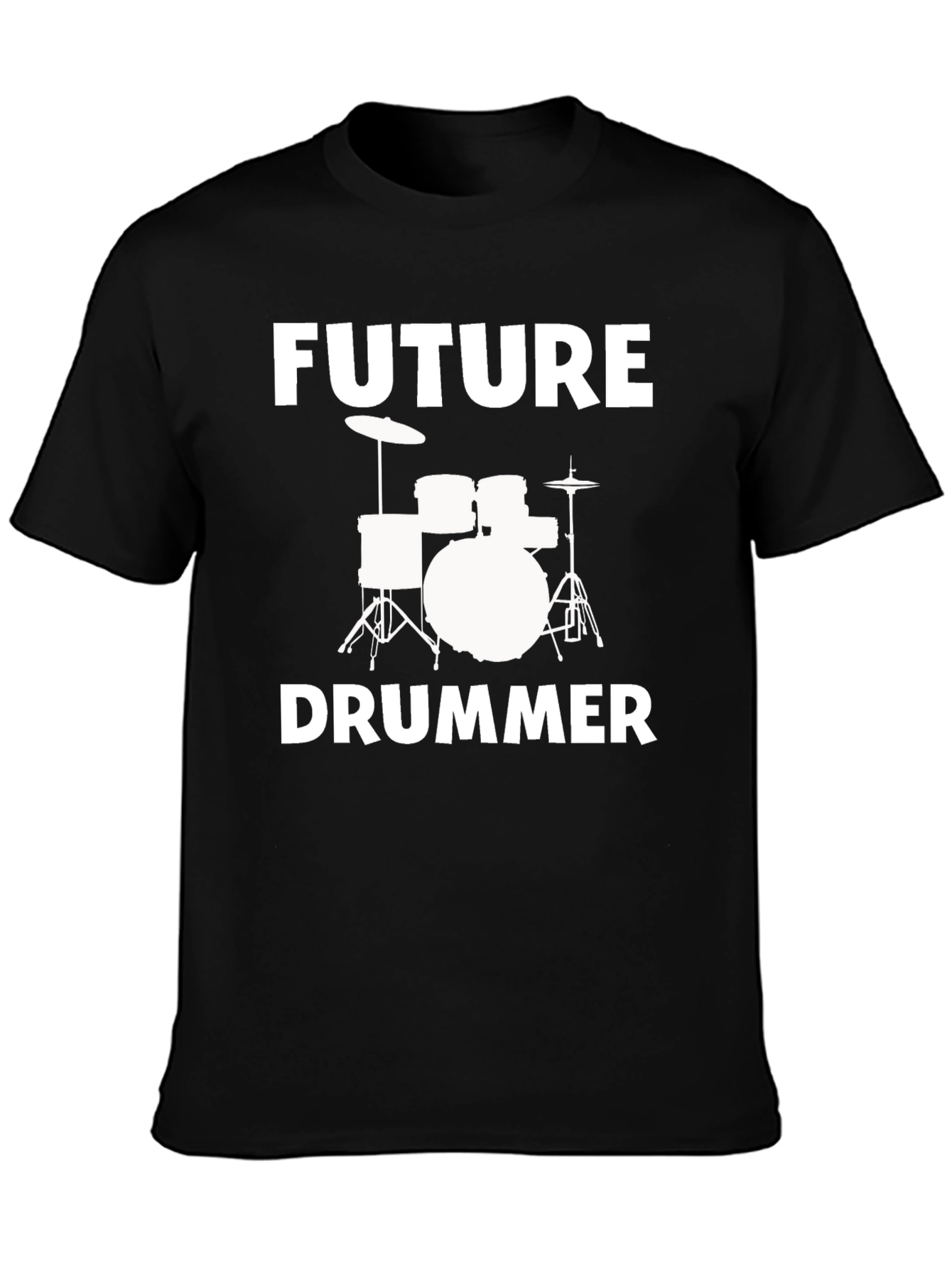 Future Drummer Black T-Shirt
