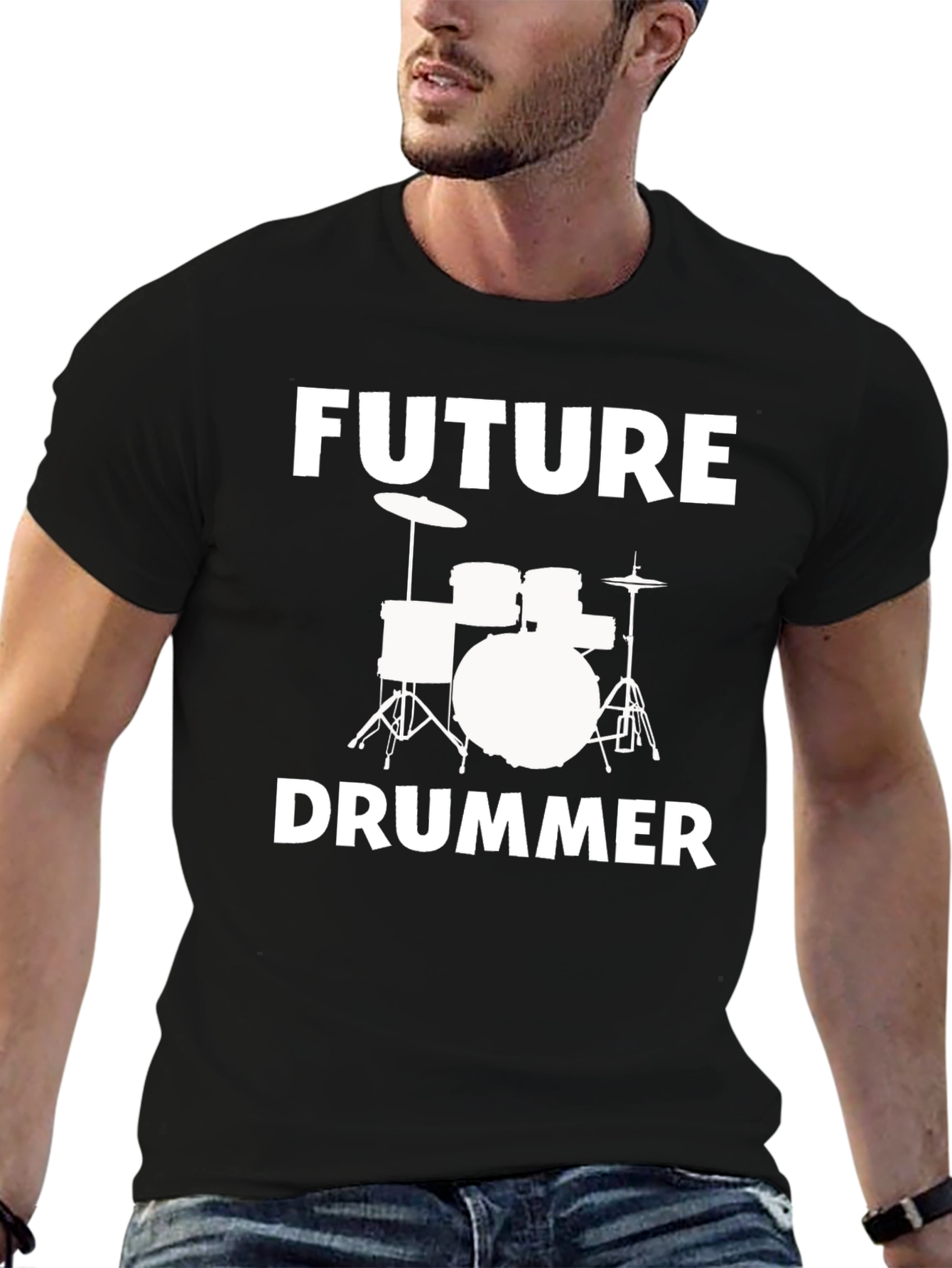 Future Drummer Black T-Shirt
