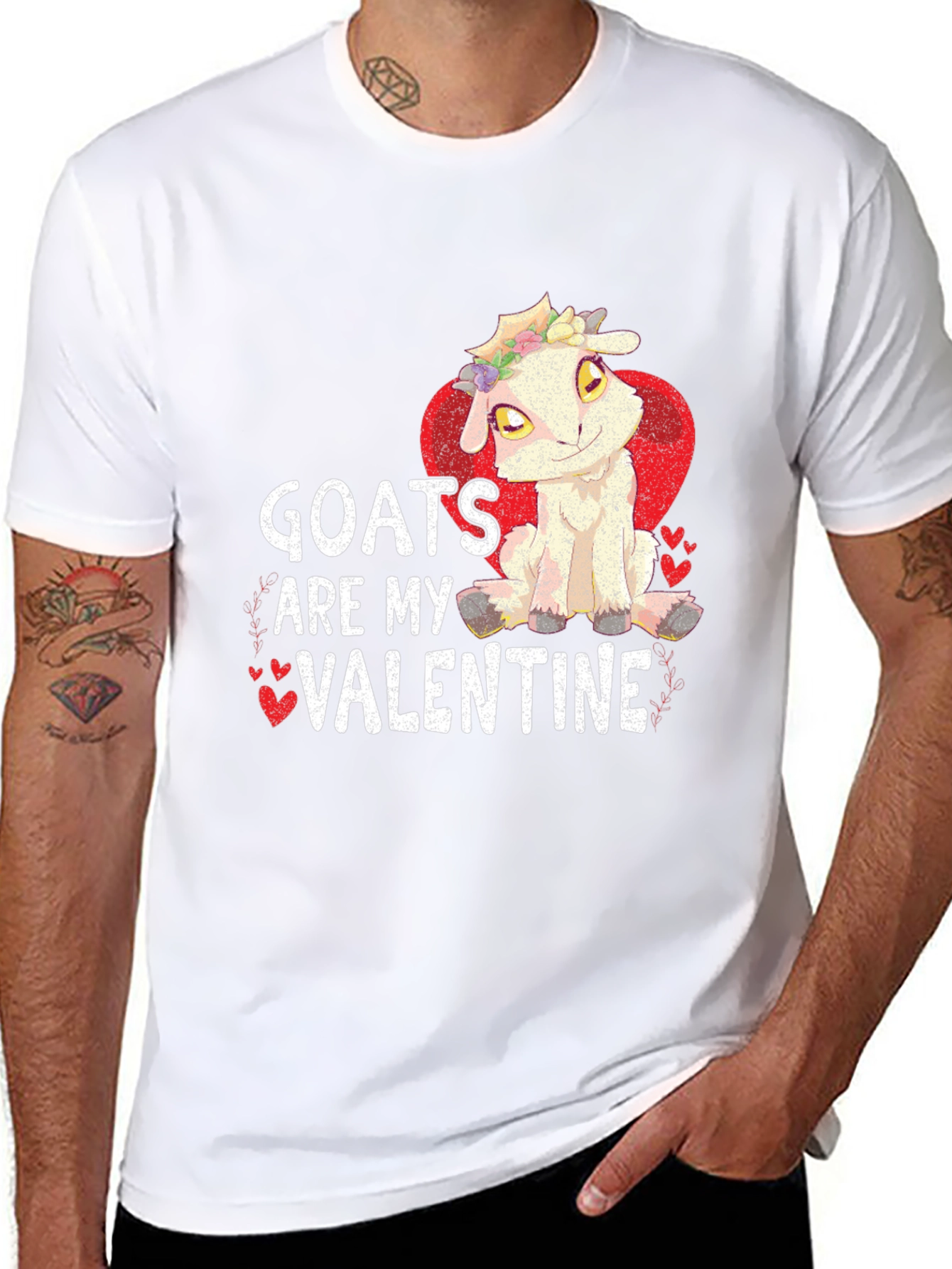 Goats Are My Valentine T-Shirt