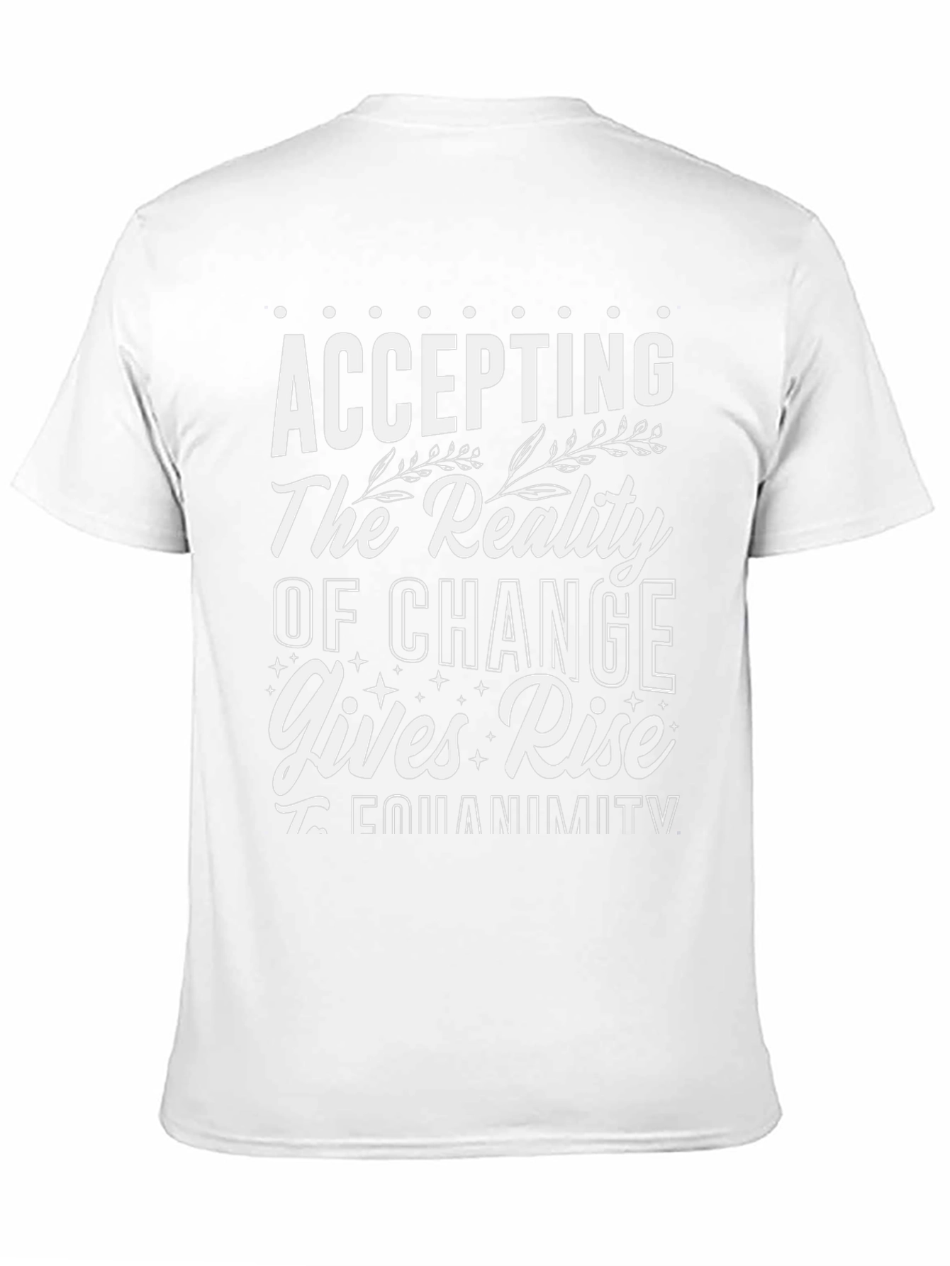 Accepting Change Graphic Tee - Unisex Black T-Shirt
