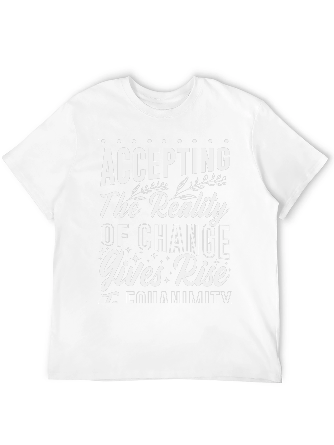Accepting Change Graphic Tee - Unisex Black T-Shirt