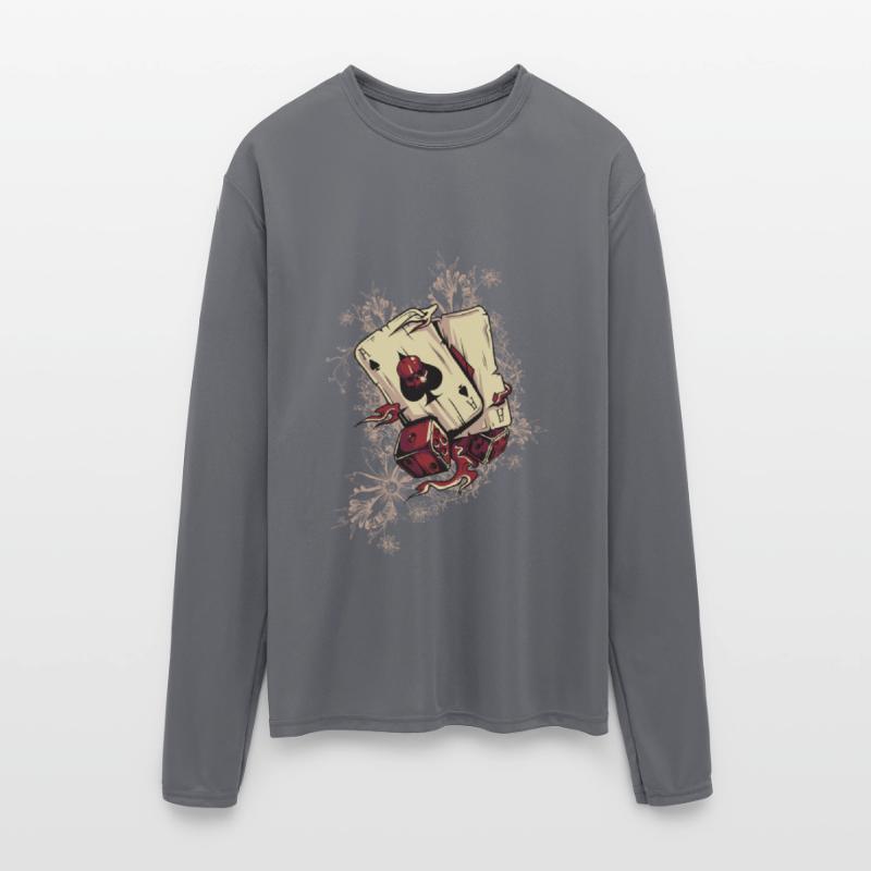 Dark Playful Card Game Illustration