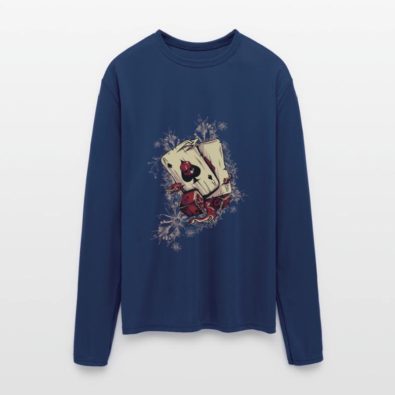 Dark Playful Card Game Illustration