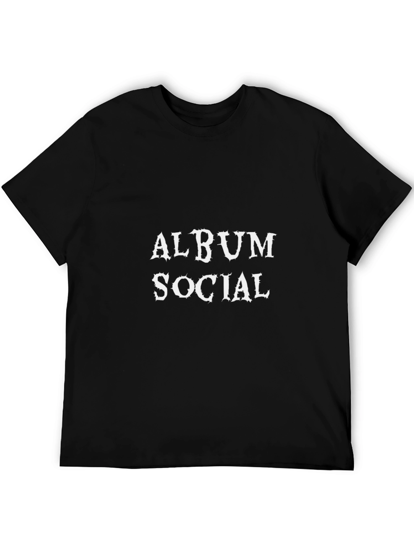 Album Social Graphic Tee - Trendy Casual Wear
