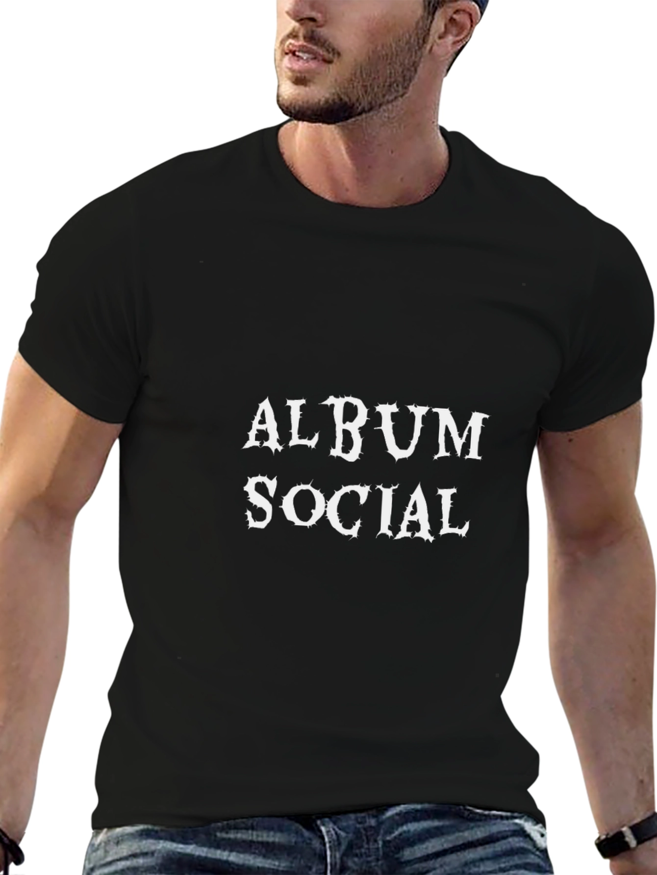 Album Social Graphic Tee - Trendy Casual Wear