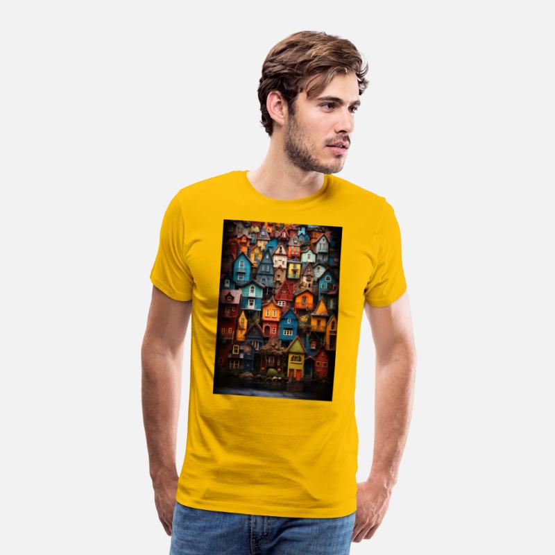 Densely Packed Vibrant Tiny Houses: Village Charm