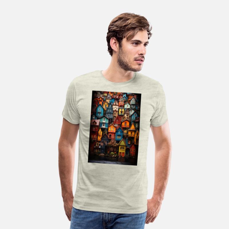 Densely Packed Vibrant Tiny Houses: Village Charm