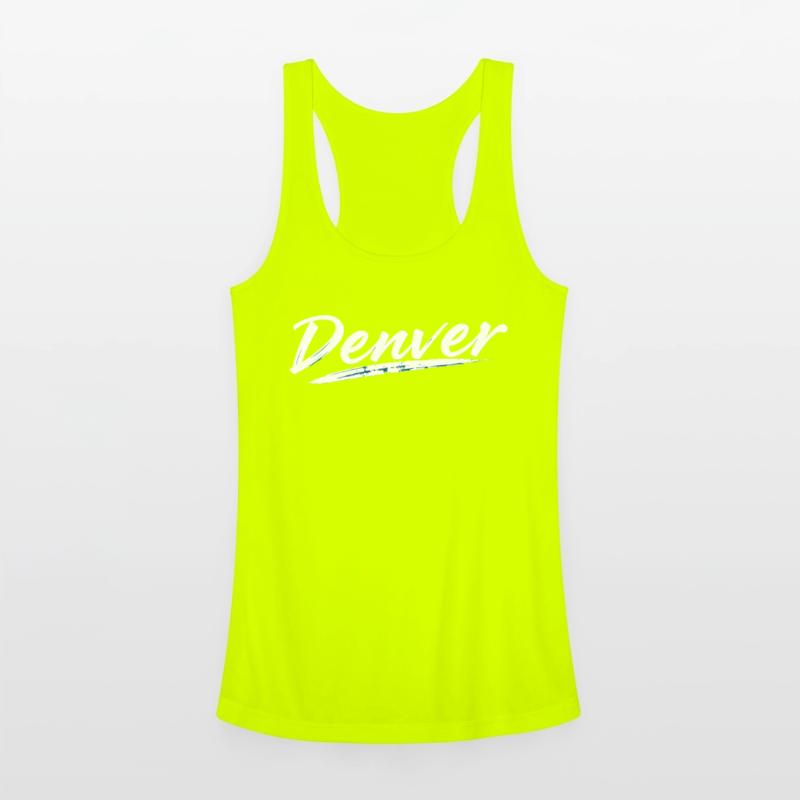 Denver Logo - Elegant White and Blue Script