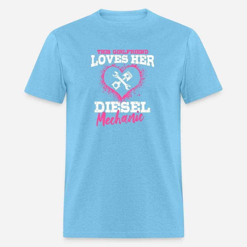 Diesel Mechanic Girlfriend On Back