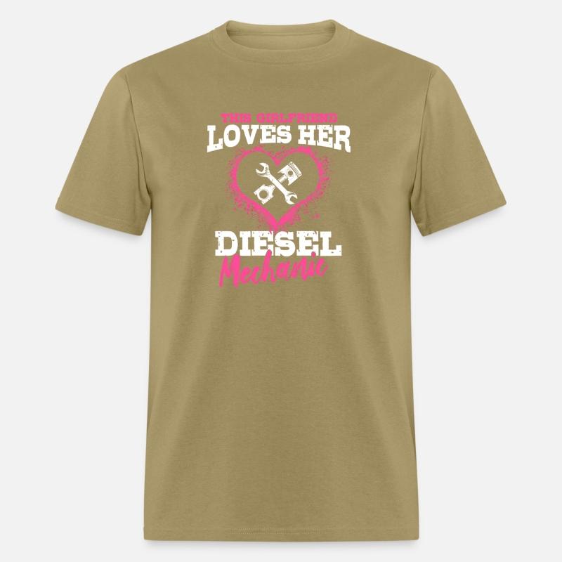 Diesel Mechanic Girlfriend On Back