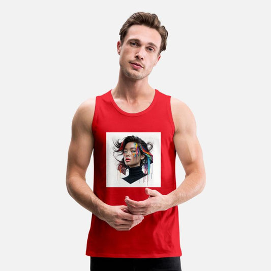 Digital Art Of An Asian Model