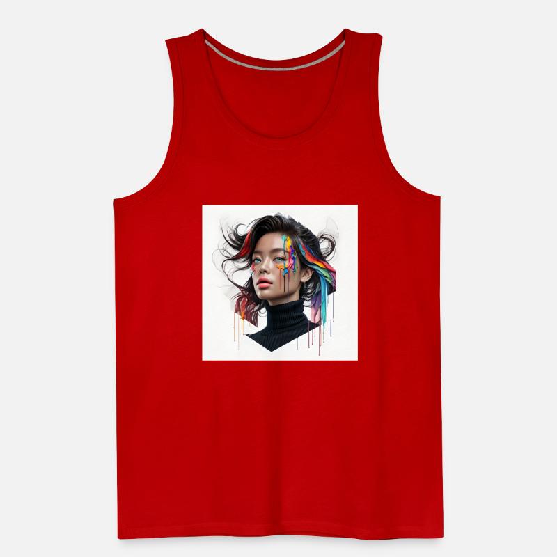 Digital Art Of An Asian Model