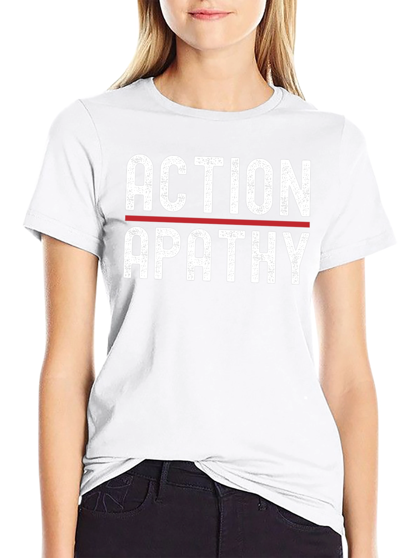 Action Apathy Graphic Tee - Black