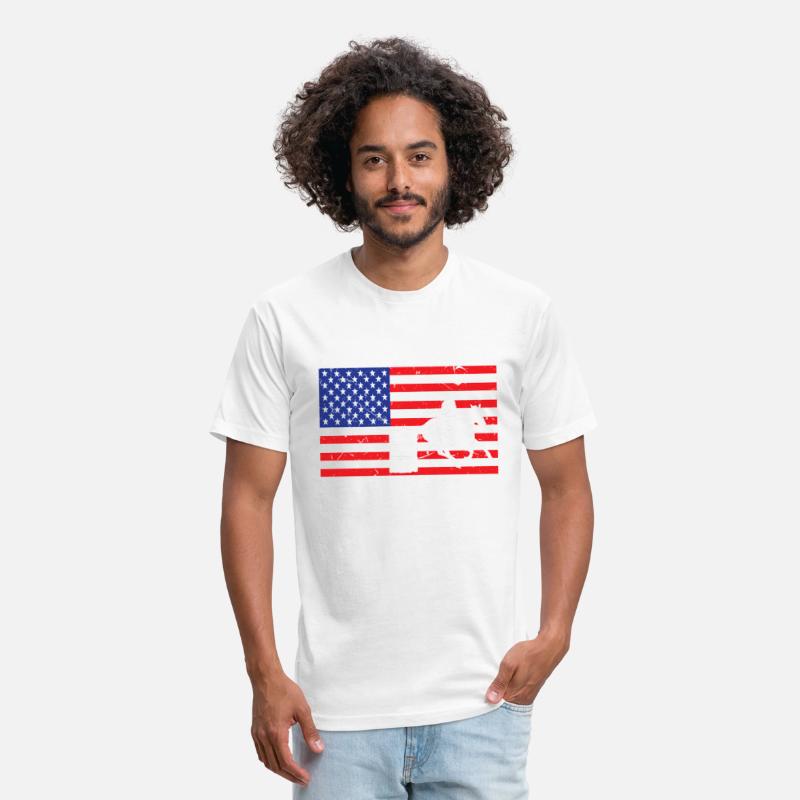 Distressed Barrel Racing Usa American Flag Rodeo