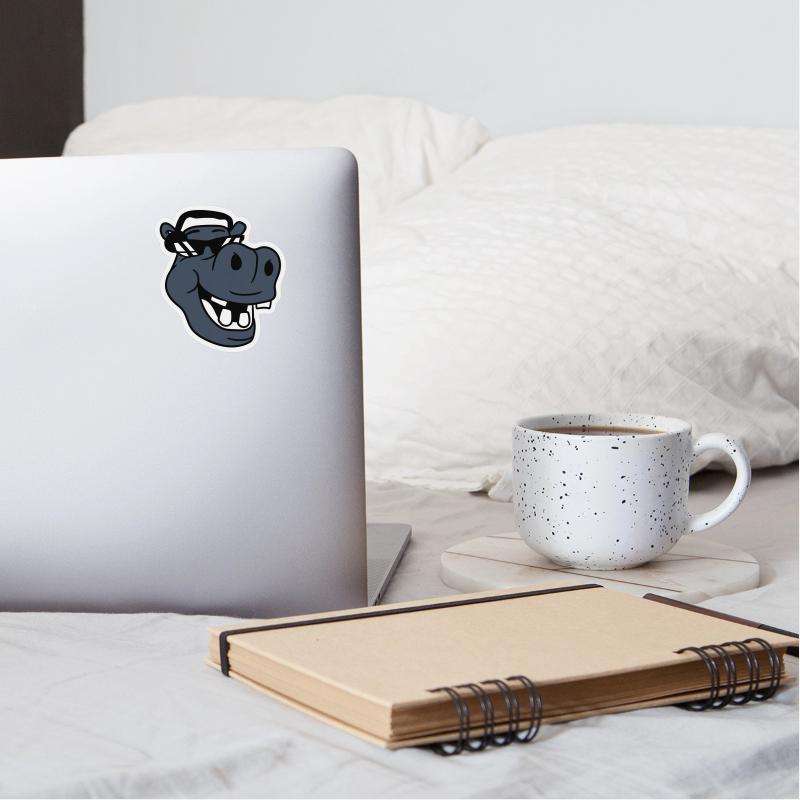 DJ Funny Laughing Hippo Sunglasses Music Face Fun