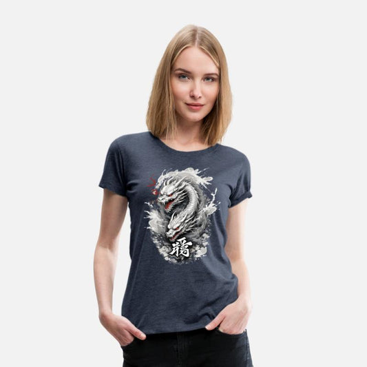 DoubleHeaded Dragon Kanji design