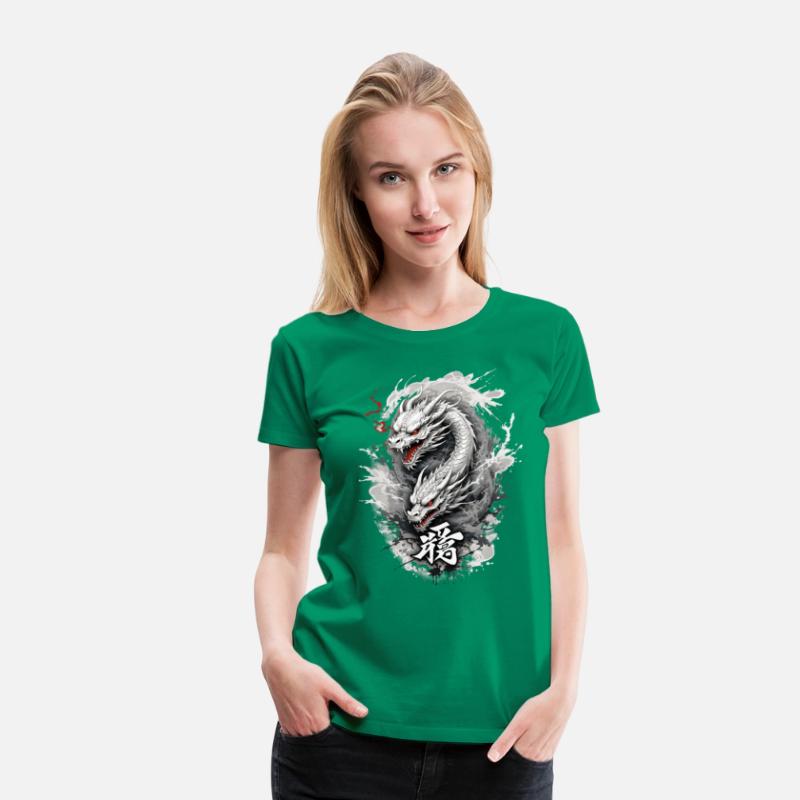 DoubleHeaded Dragon Kanji design