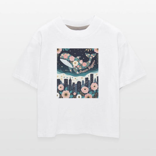 Dream Bigger Whale T-Shirt – Floral Whale Floating