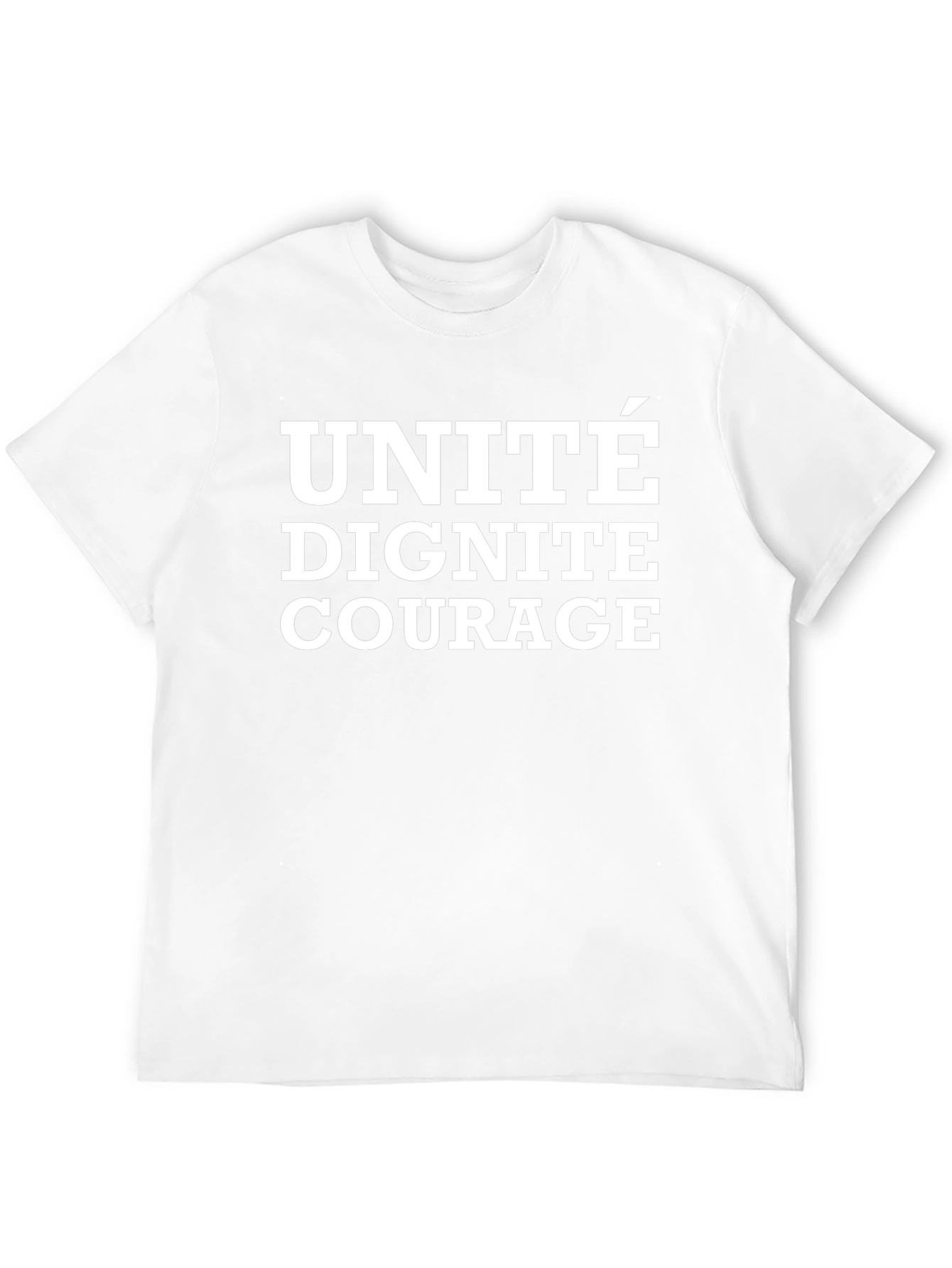 Unité Dignité Courage Graphic T-Shirt