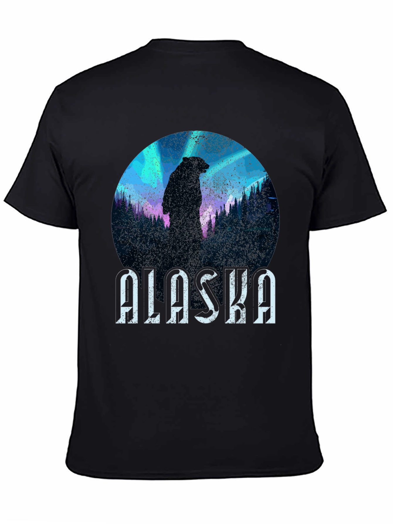 Alaska Bear Aurora T-Shirt