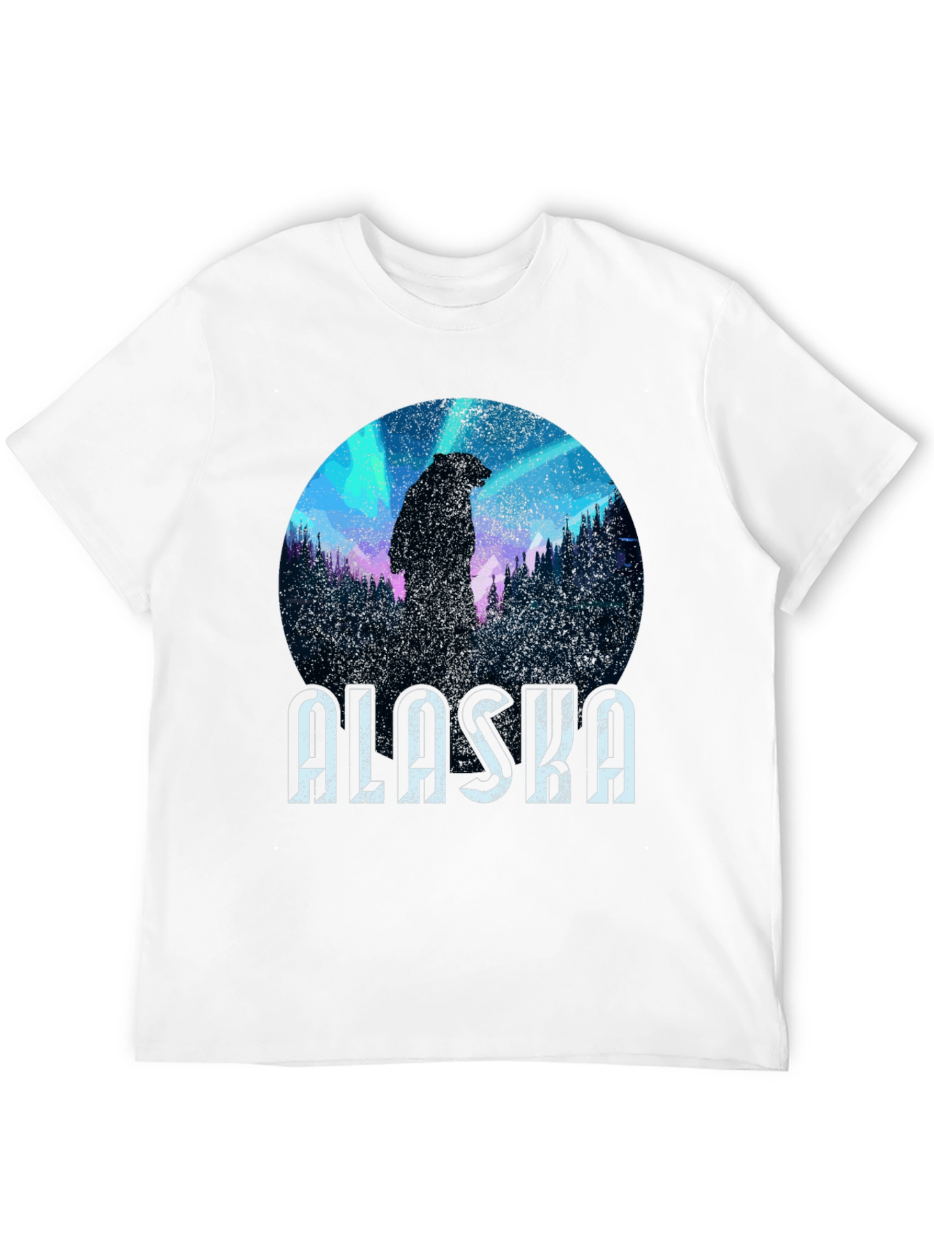 Alaska Bear Aurora T-Shirt