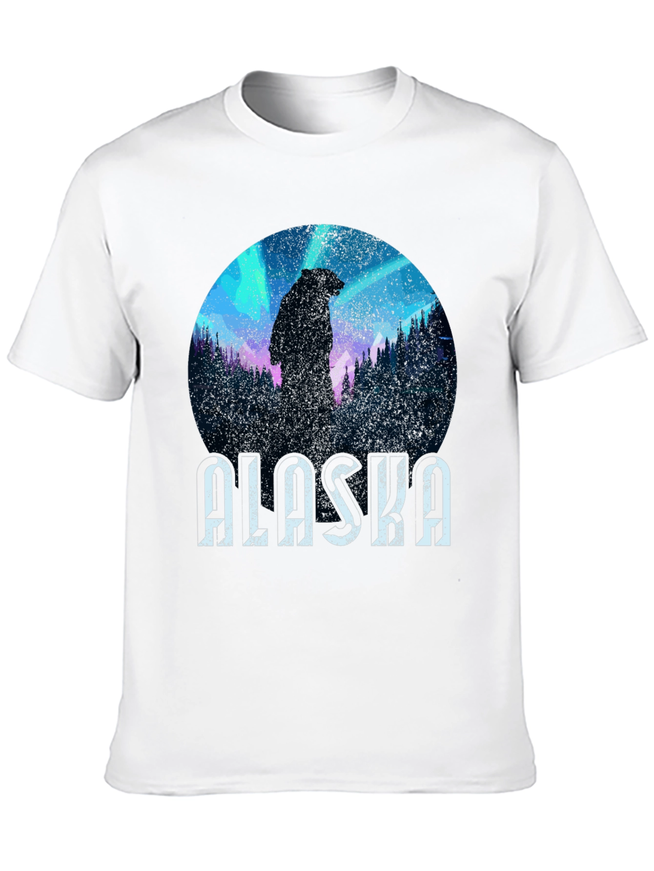 Alaska Bear Aurora T-Shirt