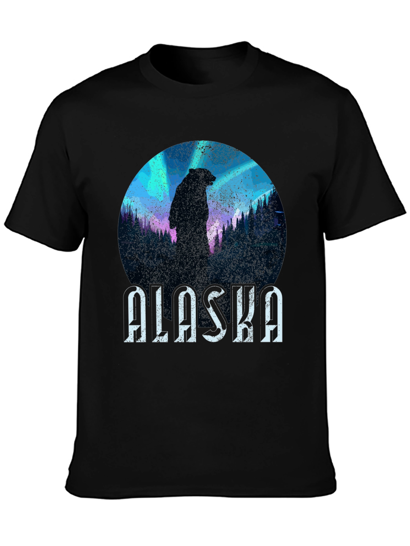 Alaska Bear Aurora T-Shirt