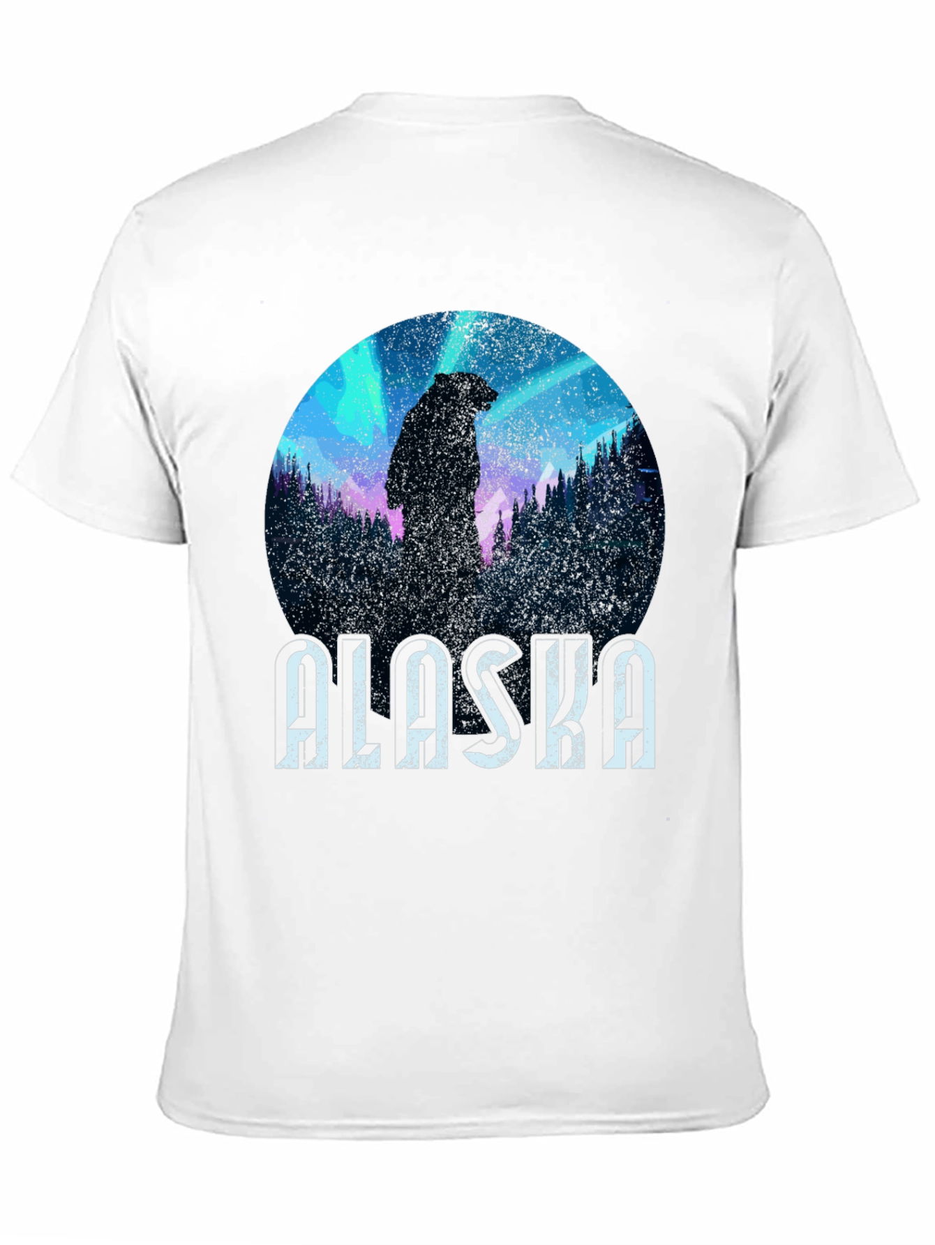 Alaska Bear Aurora T-Shirt