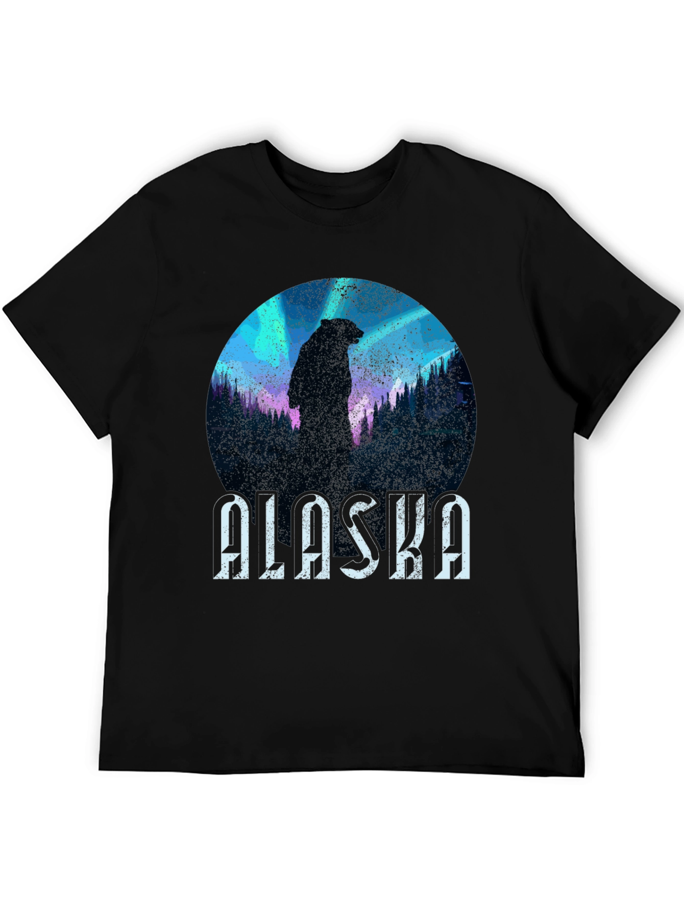 Alaska Bear Aurora T-Shirt