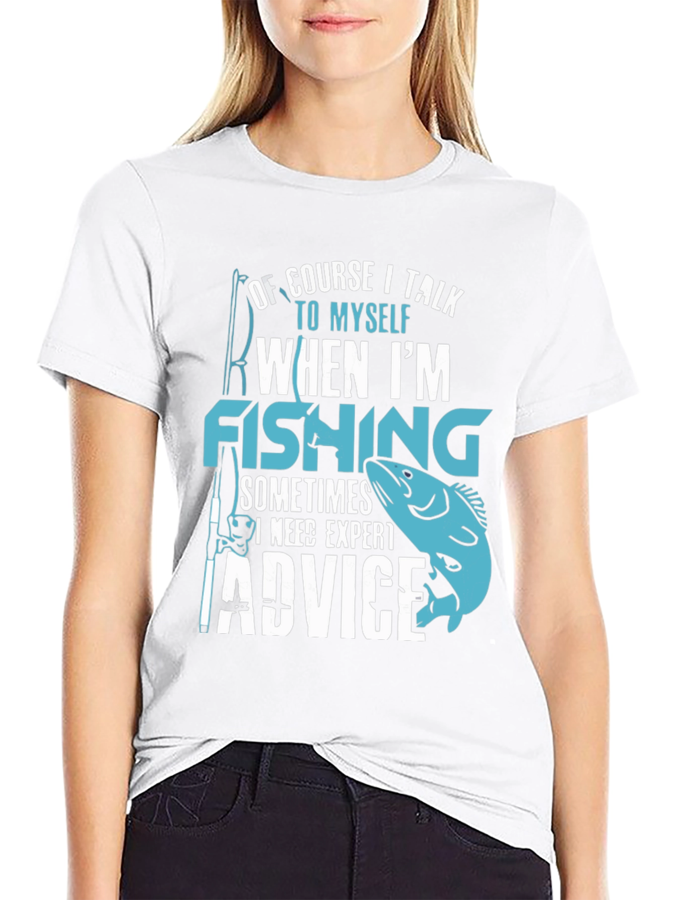 Fishing Expert Advice Tee -  Humorous Angler T-Shirt