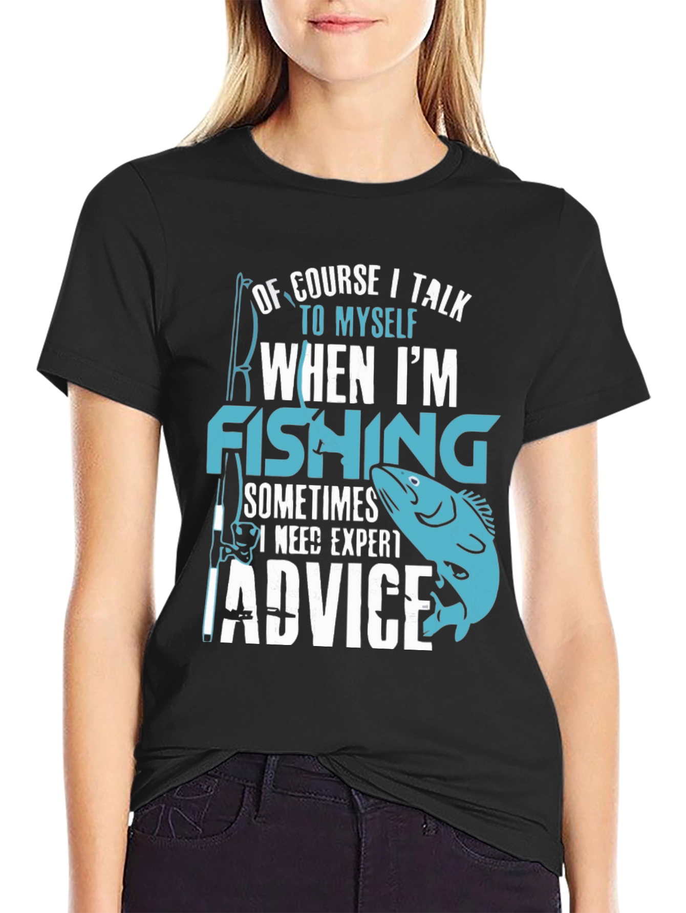 Fishing Expert Advice Tee -  Humorous Angler T-Shirt