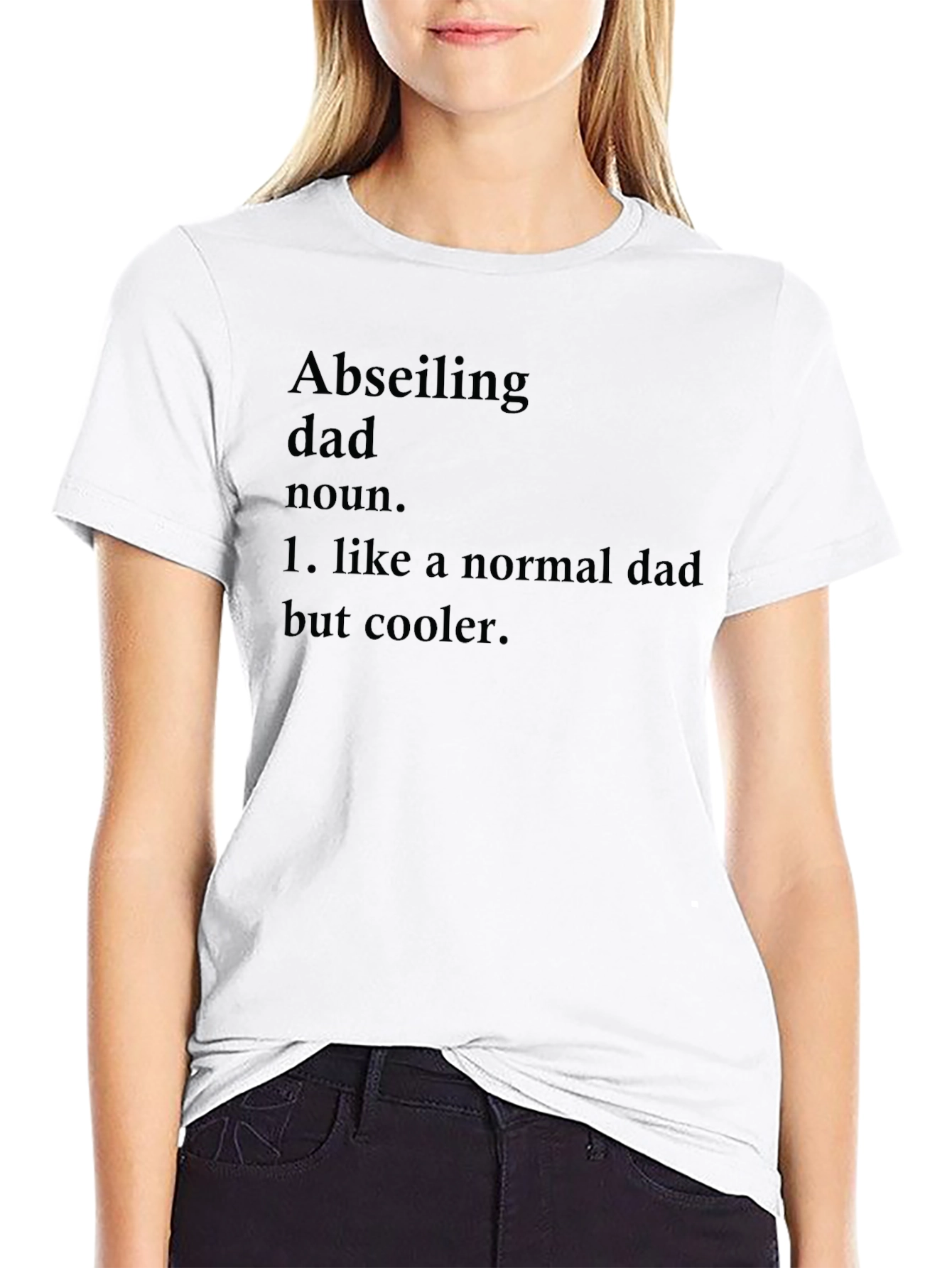 Abseiling Dad T-Shirt - Cool Father Definition Tee